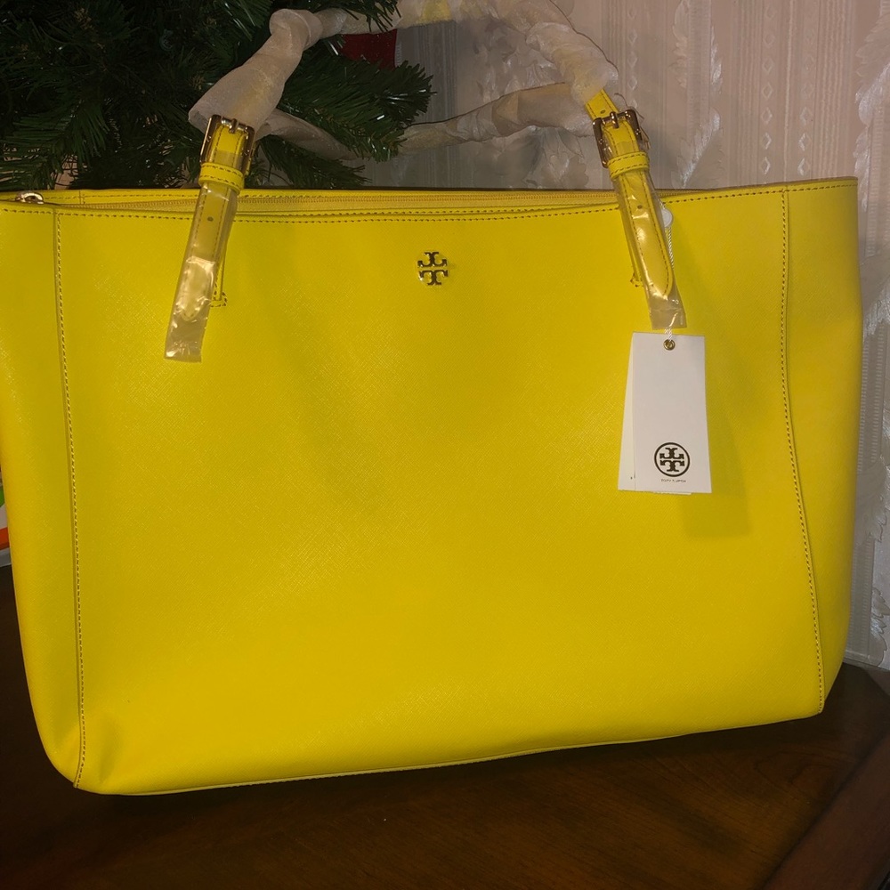 Tory Burch York Buckle Tote - Sunshine